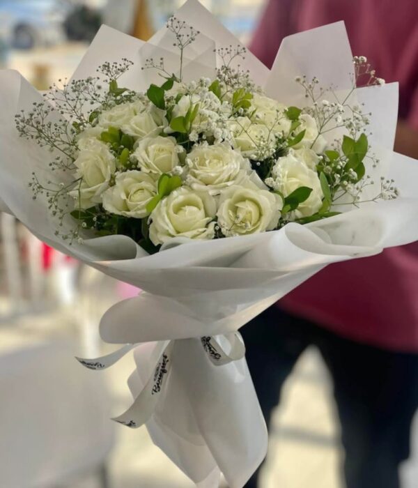 Bouquet rose blanche